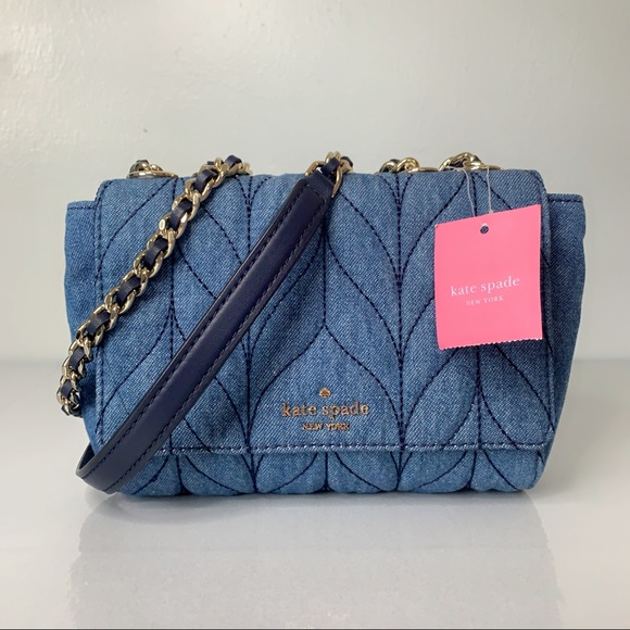 kate spade Handbags - ♠️ KATE SPADE Denim Crossbody Bag Mini Emelyn